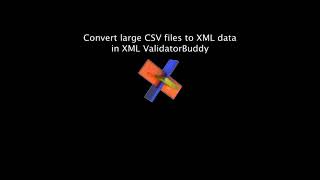 Convert large CSV files to XML data