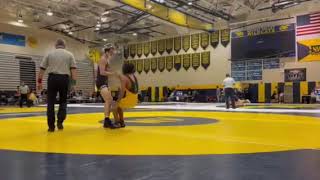 Evan Glowinski vs Leyden, Neuqua Valley Scuffle 132 lb, 12/7/24, pin 1st period