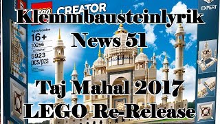 LEGO Taj Mahal 2017: Re-Release (Set 10256 - Klemmbausteinlyrik News Nr. 51)