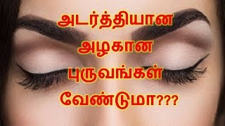 அடர்த்தியான அழகான புருவங்கள் வேண்டுமா???