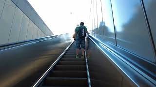 KONE escalator - Subway station Zieglergasse exit towards Schottenfeldgasse - Vienna [4K HDR]