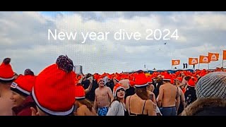 Nieuwjaarsduik Scheveningen 2024 - New Year's Dive Scheveningen 2024