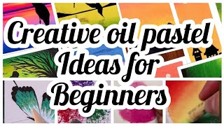easy oil pastel Drawing ideas for beginners/ Oil pastel drawing for beginners
