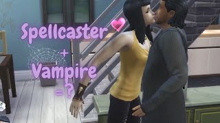 What happens when a spellcaster and a vampire have a baby in Sims 4? 🧙‍♂️🧛‍♀️❓
