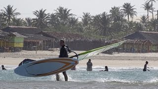 Windsurfen in Maceió (Camocim, Ceará, Brasil)