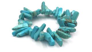 Kinsley Armelle Chip Collection - Turquoise Bracelet