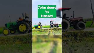 John Deere Vs Massey 😱अब कौन जीतेगा 😱॥John deere tochan | tochan video 🔥#tochen #tractor #shorts