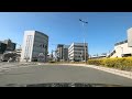 北九州市ドライブ　西小倉駅→リバーウォーク→小倉駅→小倉城　iphone14pro 超広角　4k60fps 福岡車載