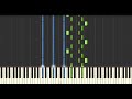 Yann Tiersen - Kerber (Synthesia Tutorial)