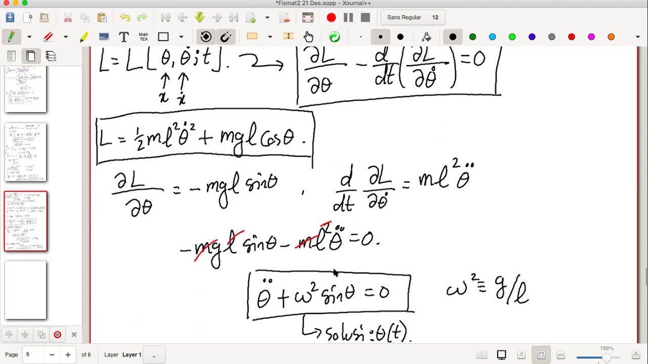 Fisika Matematika II Bag.30: Persamaan Euler-Lagrange Dengan Kendala ...