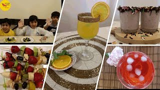 KIDS MAKING TASTY IFTAR RECIPES  | 4 SIMPLE \u0026 AMAZING KIDS IFTAR RECIPES  | KIDS IFTAR MENU