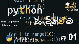 📌 Python Programming Basics | පයිතන් හැදින්වීම – EP01 | Learn Coding in Sinhala