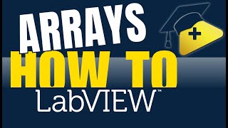 How to use arrays in LabVIEW