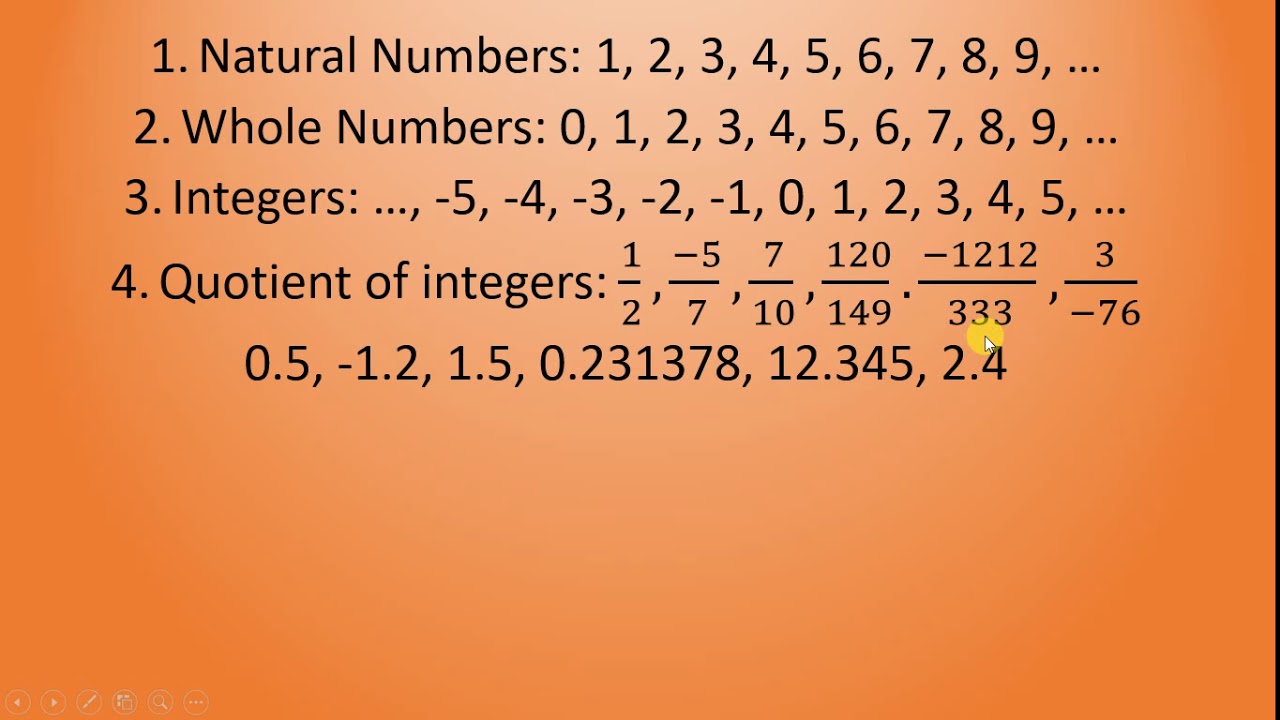 Rational Numbers - YouTube