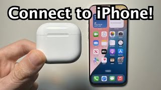 How to Connect AirPods 4 (or ANY) to iPhone \u0026 Set Up!