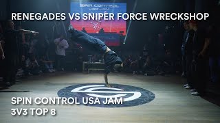 Renegades vs Sniper Force Wreckshop | 3v3 | Top 8 | Spin Control USA JAM 2024 | Spin Control