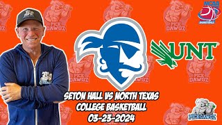 Seton Hall vs North Texas 3/23/24 Free College Basketball Picks and Predictions  | March Madness