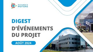 Événements clés du projet en août 2024