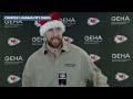 travis kelce reacts to making chiefs history in their christmas victory at steelers