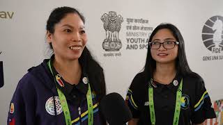 Interview with Angelica Magno and Rosemarie Wag-eyen (Palau) | 44th Chess Olympiad, Round 2 |