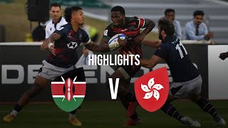 Highlights | Kenya vs Hong Kong | Rugby World Cup Final Qualification tournament