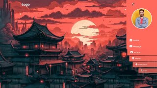 Sidebar Navigation Menu with Animation Using HTML And CSS jQuery | CSS Animation
