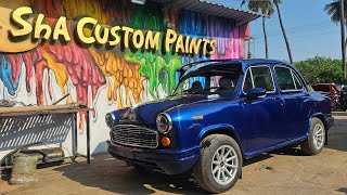 HINDUSTAN AMBASSADOR RESTORED IN TAMILNADU VELLORE SHA CUSTOM PAINTS | ARK Diaries