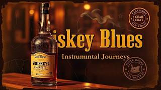 1 Hour of Smoky Whiskey Blues Instrumentals | Gritty Guitar, Late-Night Vibes