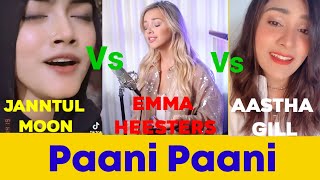 Badshah Paani Paani Song Battle By- Janntul Moon, Emma Heesters And Aastha Gill | @SaregamaMusic