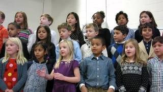 Foote School 2nd Graders Sing "Over the River and Through the Woods"