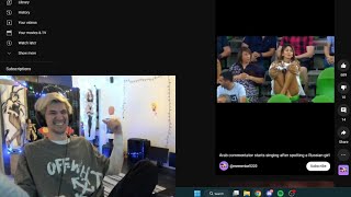 xQc dies laughing at arabic commentator start singing after spotting girl