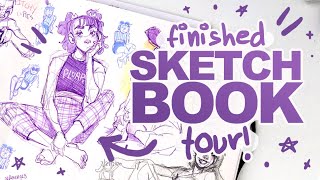 Finished Sketchbook Tour #25 | SKETCHES OF SKETCHY PROPORTIONS!?