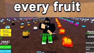 I Rolled 1,000 Fruits in Blox Fruits!