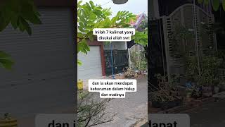 inilah tujuh kalimat yang di sukai allah swt #shorts #viral #fyp