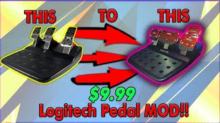 Modded: New Logitech Pedal Mod! - Sim Racing Gear!