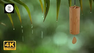 Koshi Chimes, Rain, Thunder & Wind Ambiance 10 Hours for Meditation,Relaxing,Insomnia, Nature Sounds