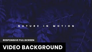 Responsive Fullscreen Video Background | Vide JS | HTML, CSS & JavaScript 2019