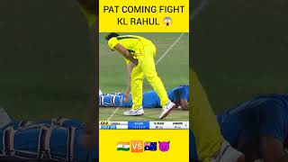 Pat Cummins Vs Kl Rahul Fight 😱