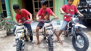 kirim 3 unit trail mini ke Turen Malang.....