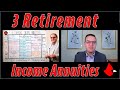 3 Retirement Income Annuities