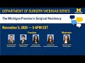 2020 Ask Us Anything Webinar Series: The Michigan Promise in Surgical Residency