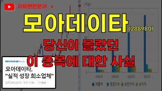 [주식] 모아데이타(288980), 당신이 몰랐던 이 주식에 대한 사실