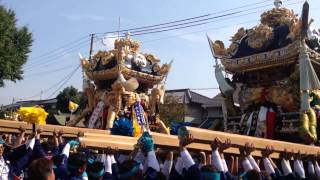 平成26年魚吹八幡神社宵宮（長松屋台、天満屋台）