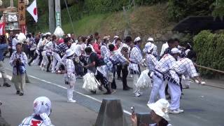 第62回伊勢神宮式年遷宮　お白石持　陸曳き　王中島奉献団　猿田彦神社横の下り坂-1　2013/8/3