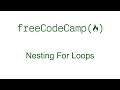 Nesting For Loops - Free Code Camp