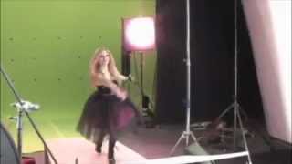 Avril Lavigne - Making of the (Black Star Commercial)