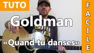 Quand tu danses - Jean-Jacques Goldman - TUTO Guitare