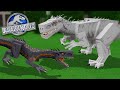 INDORAPTOR Vs INDOMINUS REX!!! - Jurassic World Minecraft DLC | Ep5