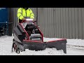 effortless snow plowing altoz switch v plow attachment