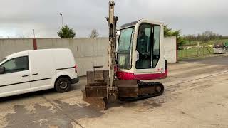 Takeuchi TB125 2.5 ton mini digger